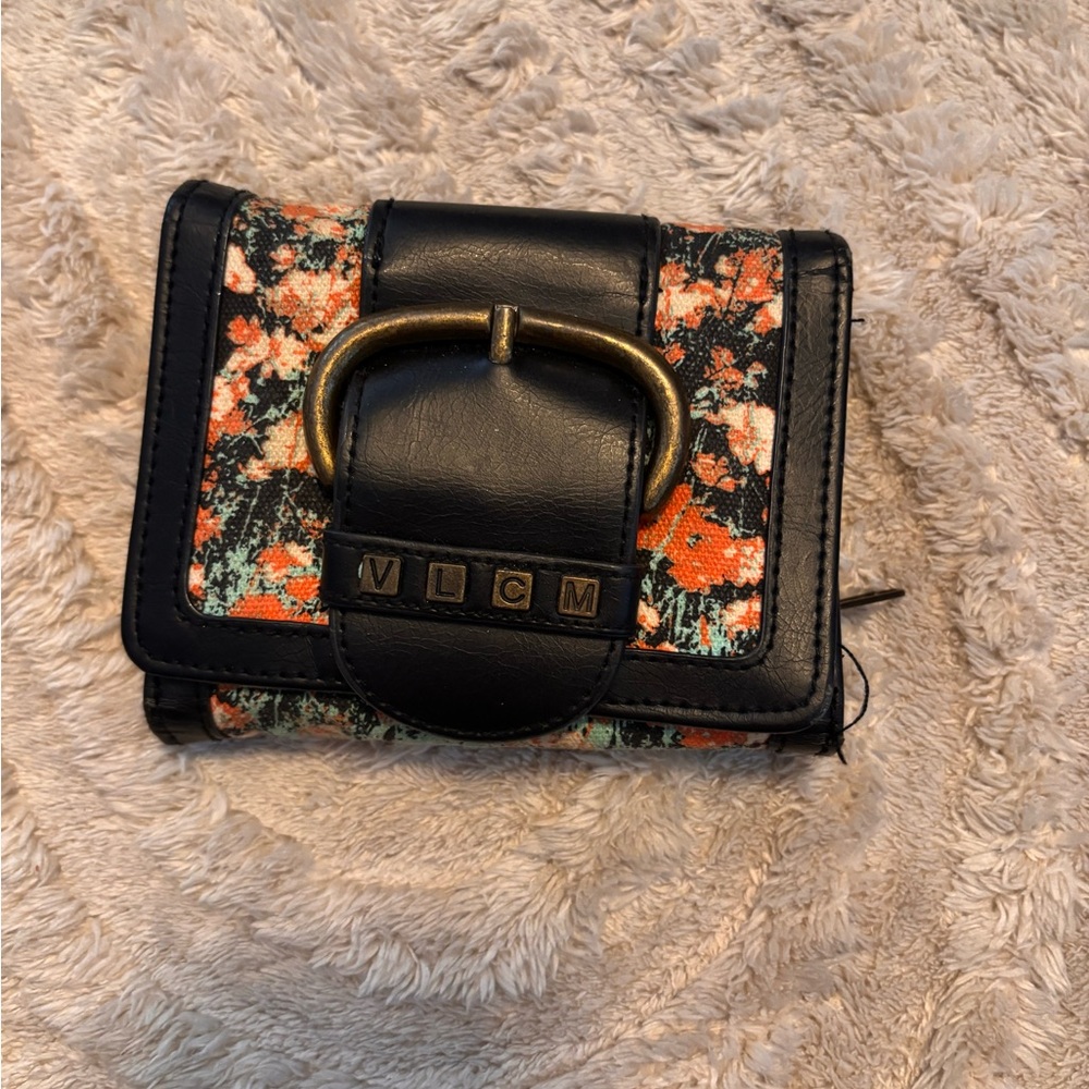 Black and Floral Women's Bag